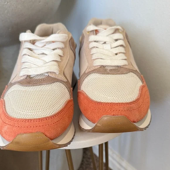 HOFF Women's Athletic Shoes in Orange, Tan, and Cream - Picture 9 of 13